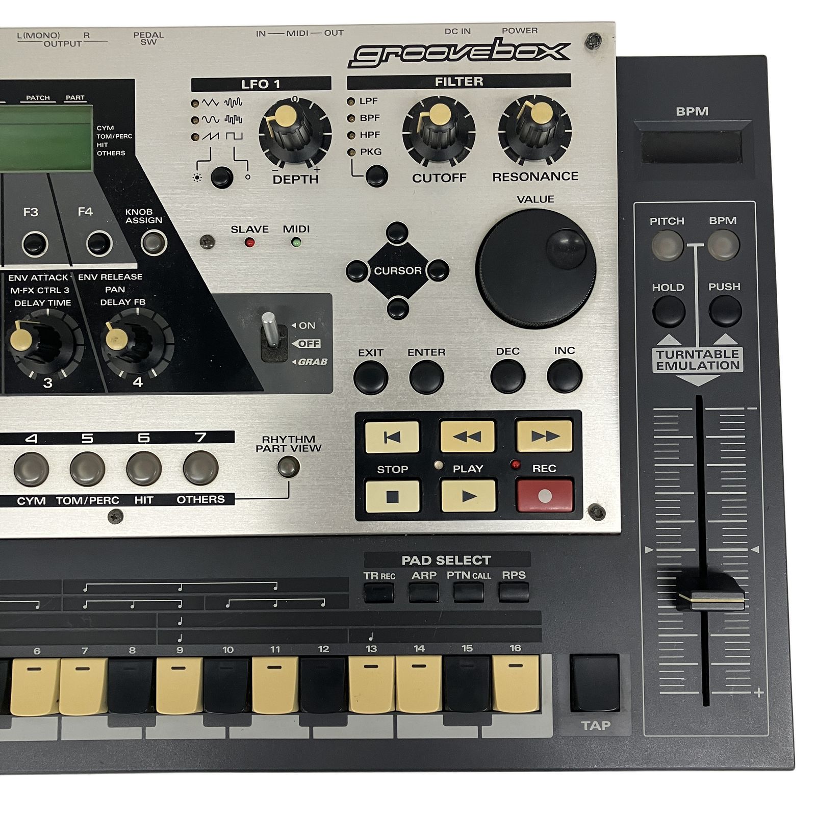 Roland MC-307 groovebox リズムマシン シーケンサー ローランド DTM