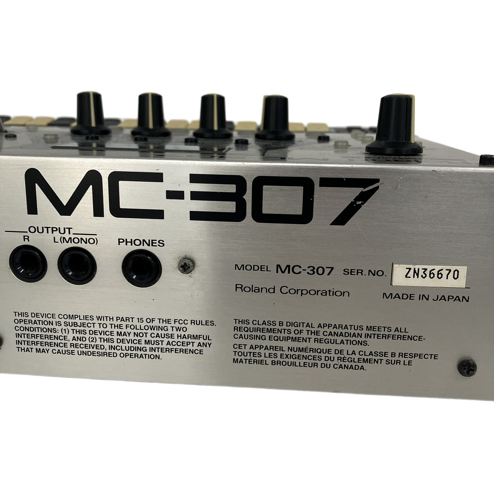 Roland MC-307 groovebox リズムマシン シーケンサー ローランド DTM