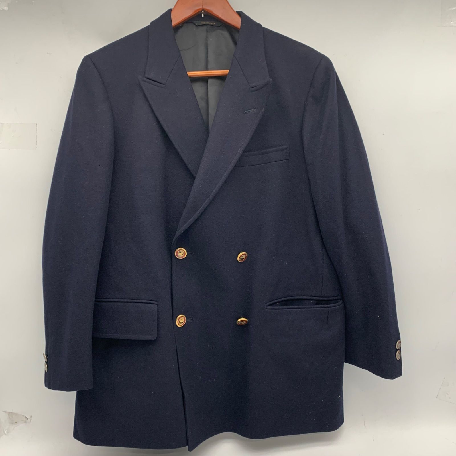 EF1217-16-2 THE BLAGER NEW YORKER NEW YORKER 金ボタン ダブル