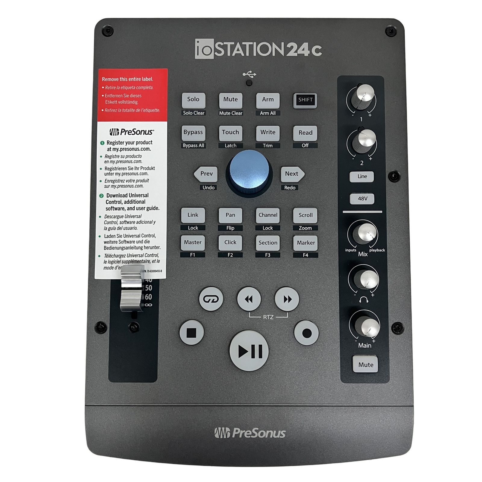Presonus iO STATION 24 c オーディオインターフェース 音響機材