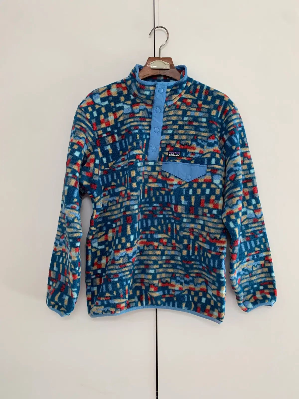 ジュニア キッズ レディース パタゴニア Synchilla シンチラ スナップT フリース 14 XL ブルー