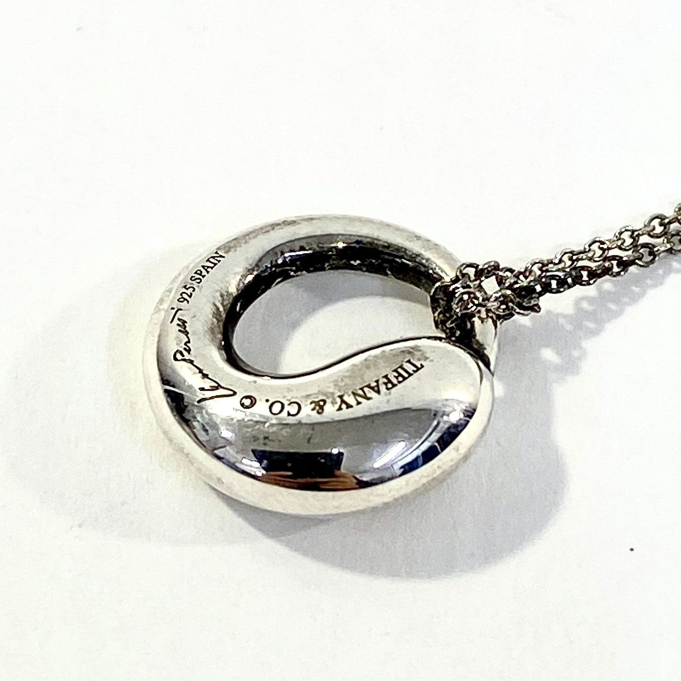 【美品】 TIFFANY エターナルサークル ネックレス 925 ティファニー TIFFANY&Co.（ティファニー） ネックレス エターナルサークル エルサ