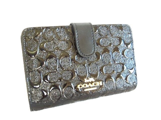 COACH コーチ] 財布 二つ折財布 F25937 IMBLK ブラック 直営