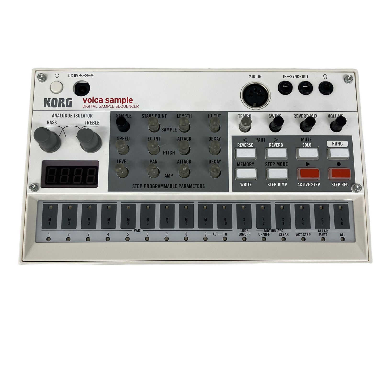 KORG Volca sample デジタルサンプル サンプラー シーケンサー コルグ