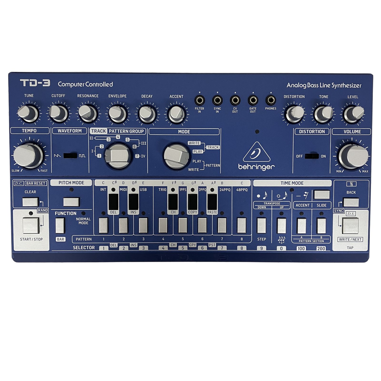 BEHRINGER TD-3-BU アナログ 割引 ベースライン シンセサイザー ブルー