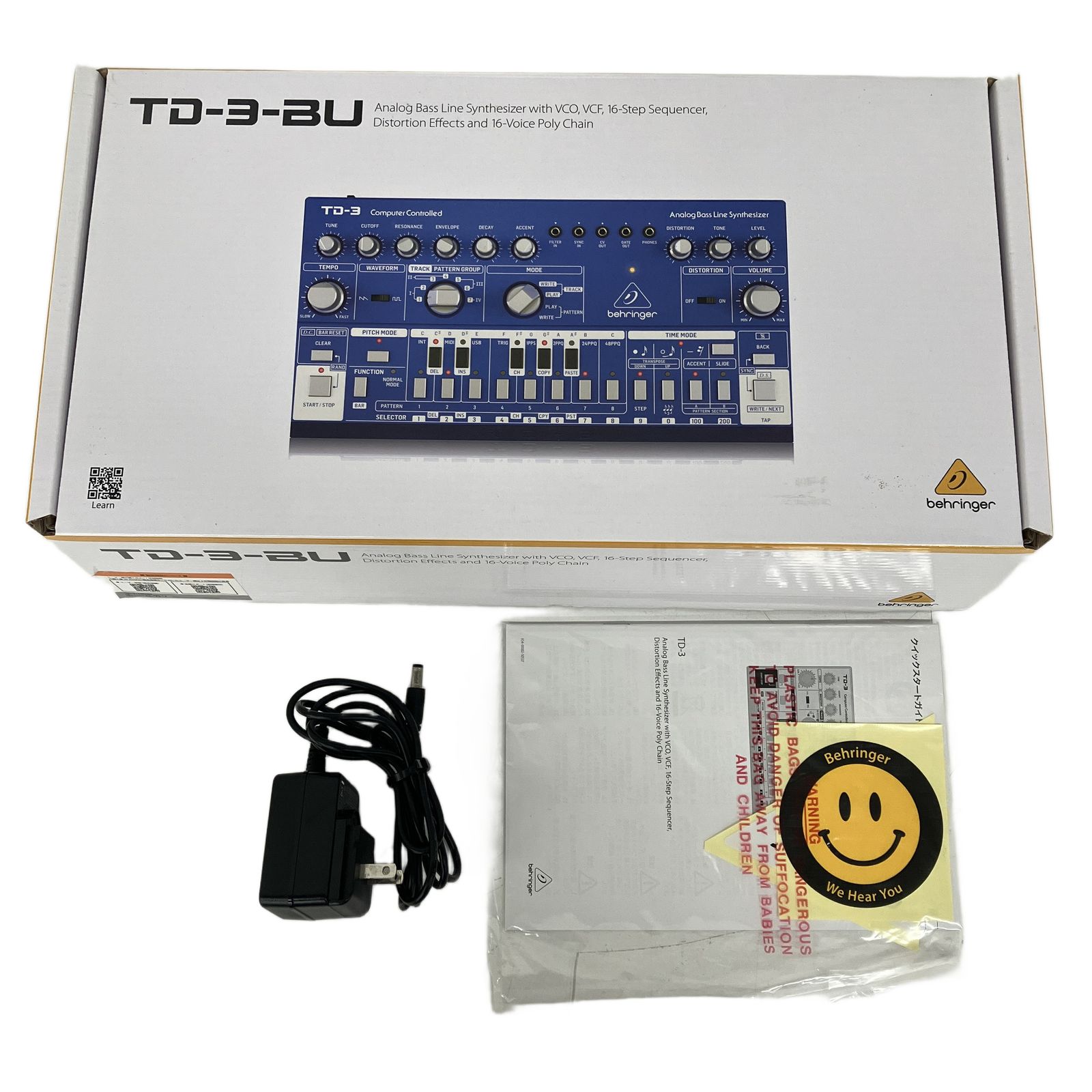 BEHRINGER TD-3-BU アナログ 割引 ベースライン シンセサイザー ブルー
