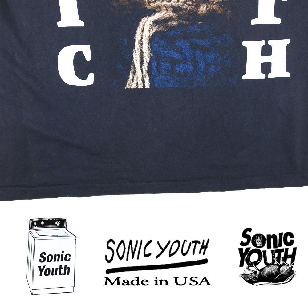 355 SONIC YOUTH ソニックユース Tシャツ ブラック Lサイズ sonic