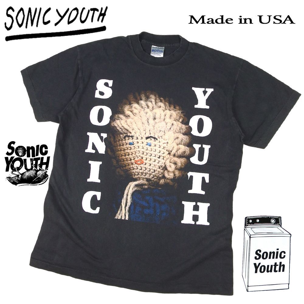 【美品】Sonic Youth 7EP 3枚セット 355 SONIC YOUTH ソニックユース Tシャツ ブラック Lサイズ sonic