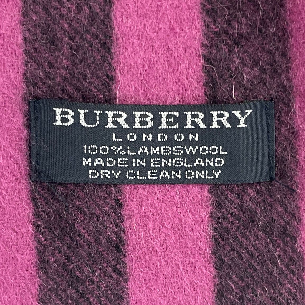 t2112 バーバリー ロンドン マフラー チェック ウール100