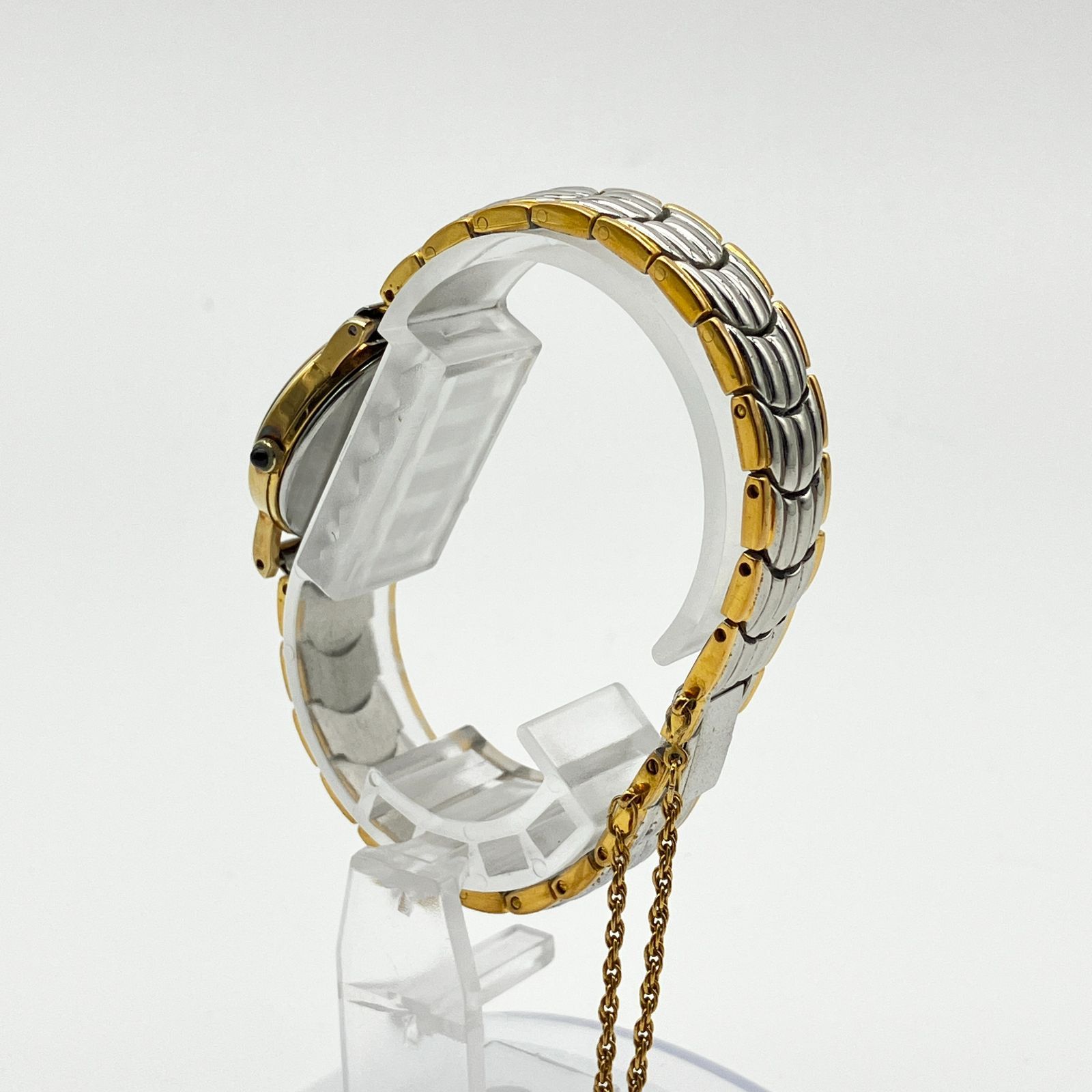  セイコー エクセリーヌ 4 N 21-0180 レディース 腕時計 クォーツ コンビ ゴールド シルバー ローマン白文字盤 2針 ヴィンテージ ドレスウォッチ 腕時計(クォーツ) 腕時計(アナログ)