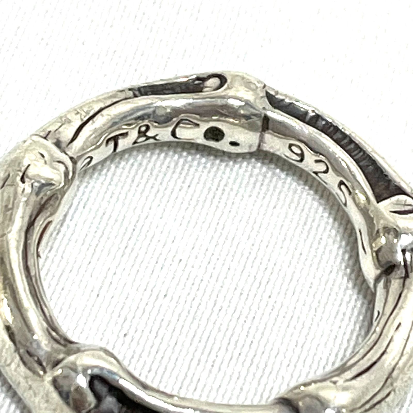u*a様 ティファニー　バンブーリング　シルバー925 TIFFANY&Co.（ティファニー） 925 バンブー リング 指輪 シルバー