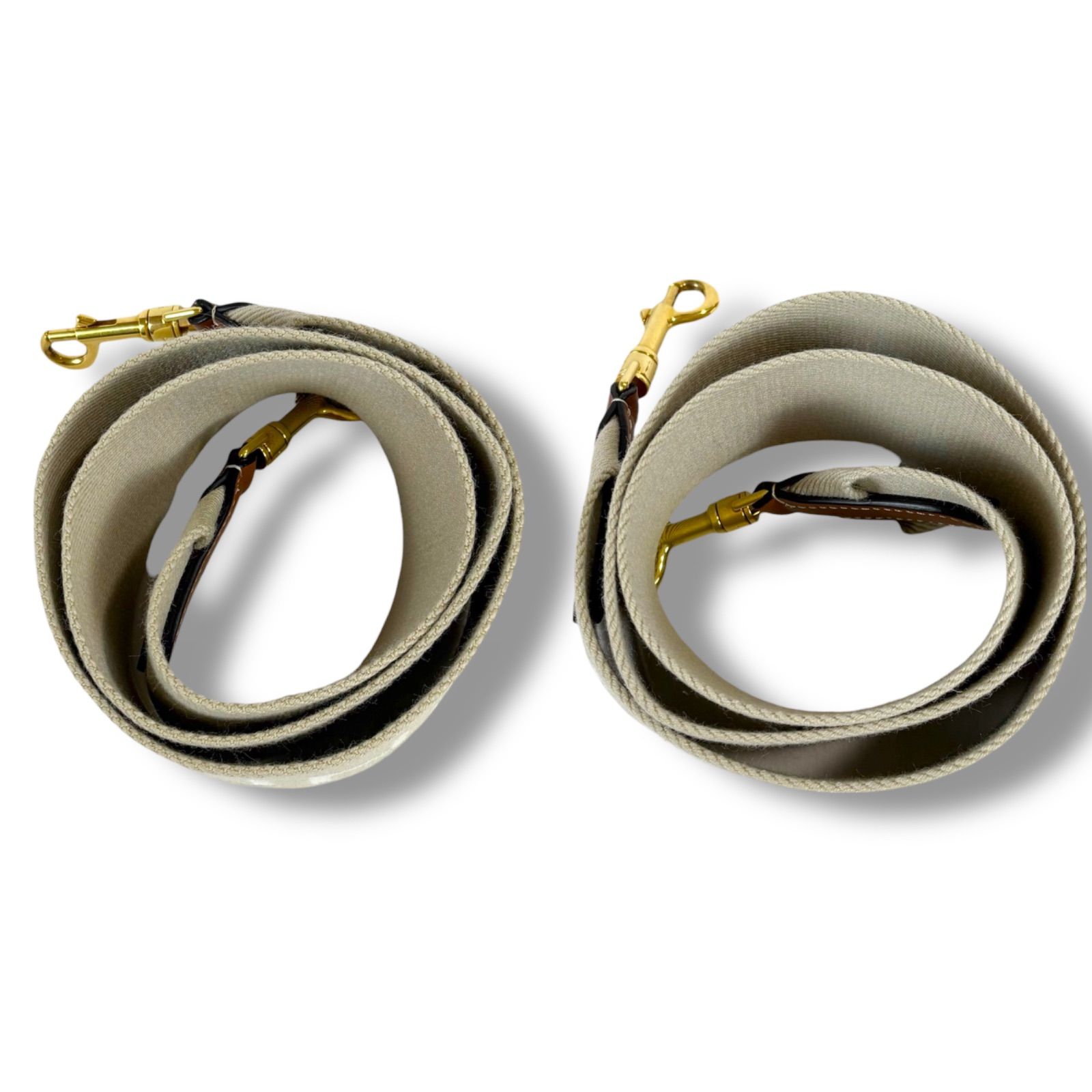 セリーヌ CELINEジャカード ロングストラップ ウール ベージュ