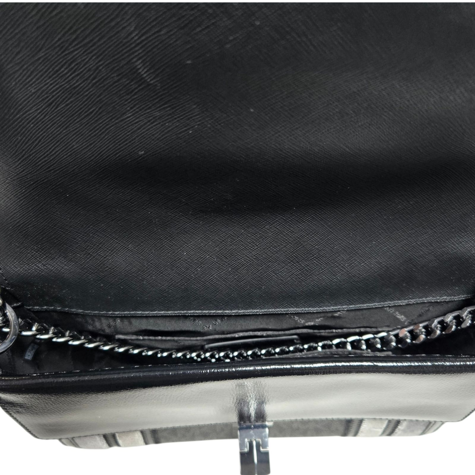 ◆MICHAEL KORS マイケルコース ショルダーバッグ パッチワーク レディース チェーンバッグ ブラック系 ベロア 中古品 Q102807NL ◇MICHAEL KORS マイケルコース ショルダーバッグ パッチワーク