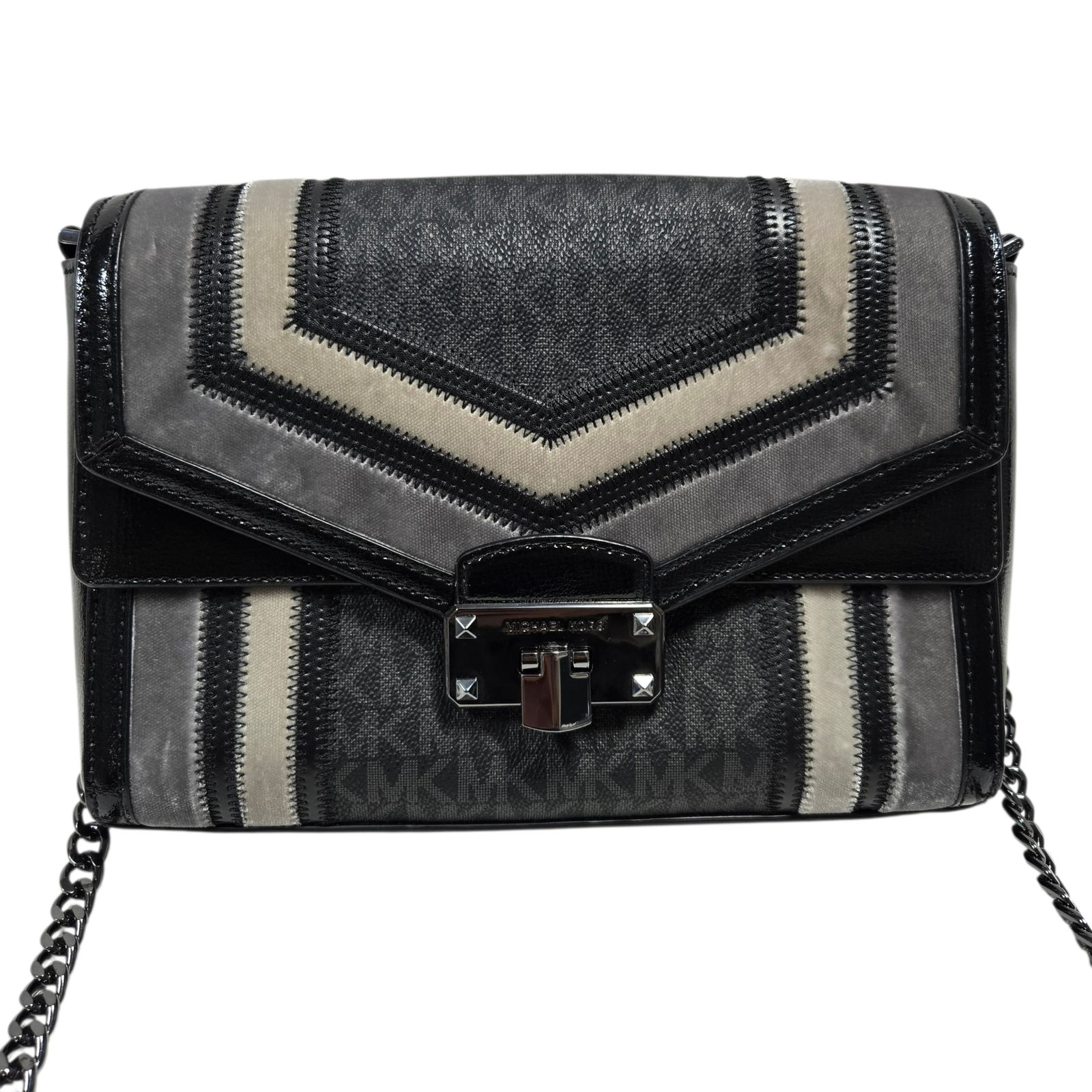 ◇MICHAEL KORS マイケルコース ショルダーバッグ パッチワーク