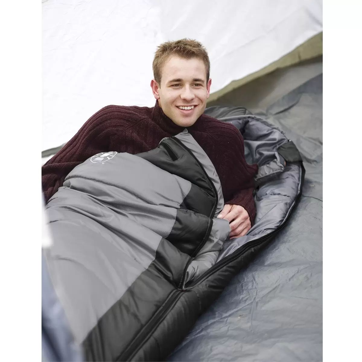  Coleman コールマン ノースリム マミー型寝袋 最低使用温度 -18℃ ブラック グレー 寝袋 シュラフ アウトドア寝具