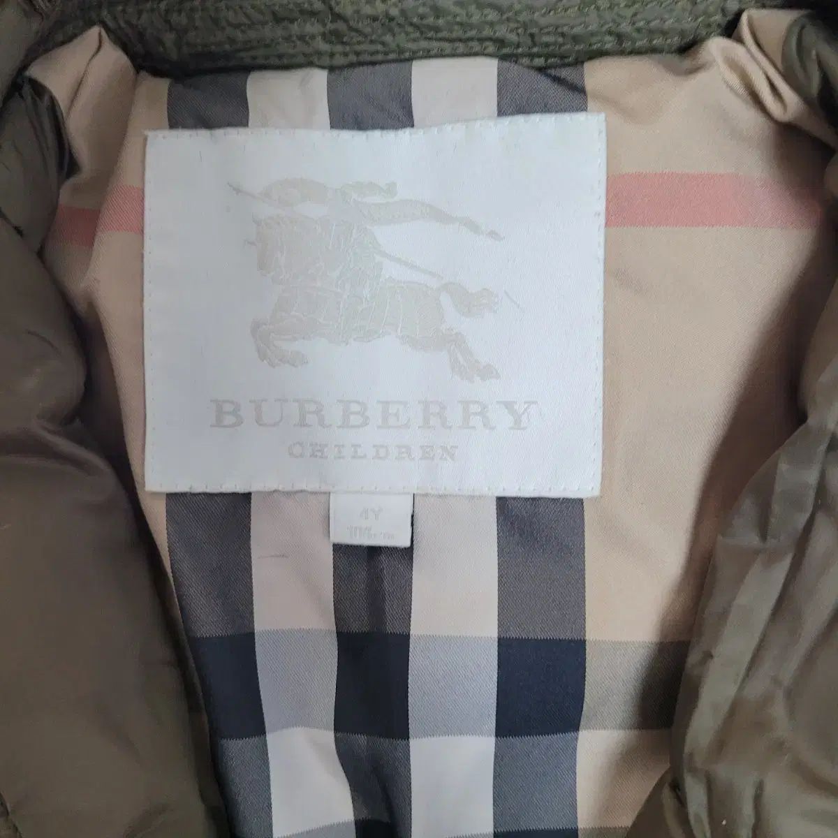  バーバリー キッズ ダウン コート ブラウン その他 ジャケット ブルゾン