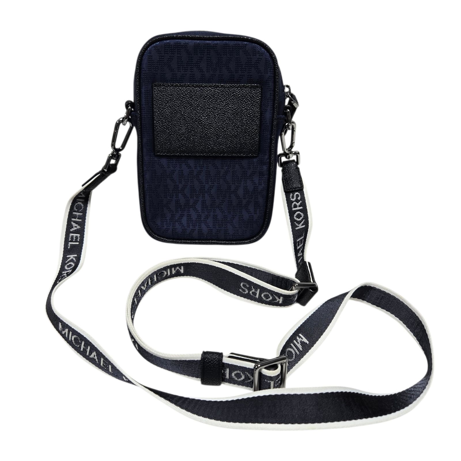 ◆MICHAEL KORS マイケルコース クロスボディショルダーバッグ ミニ ブラック×ブルー系 ウィメンズ MKシグネチャー 中古品 Q103966NL ◇MICHAEL KORS マイケルコース クロスボディショルダーバッグ ミニ