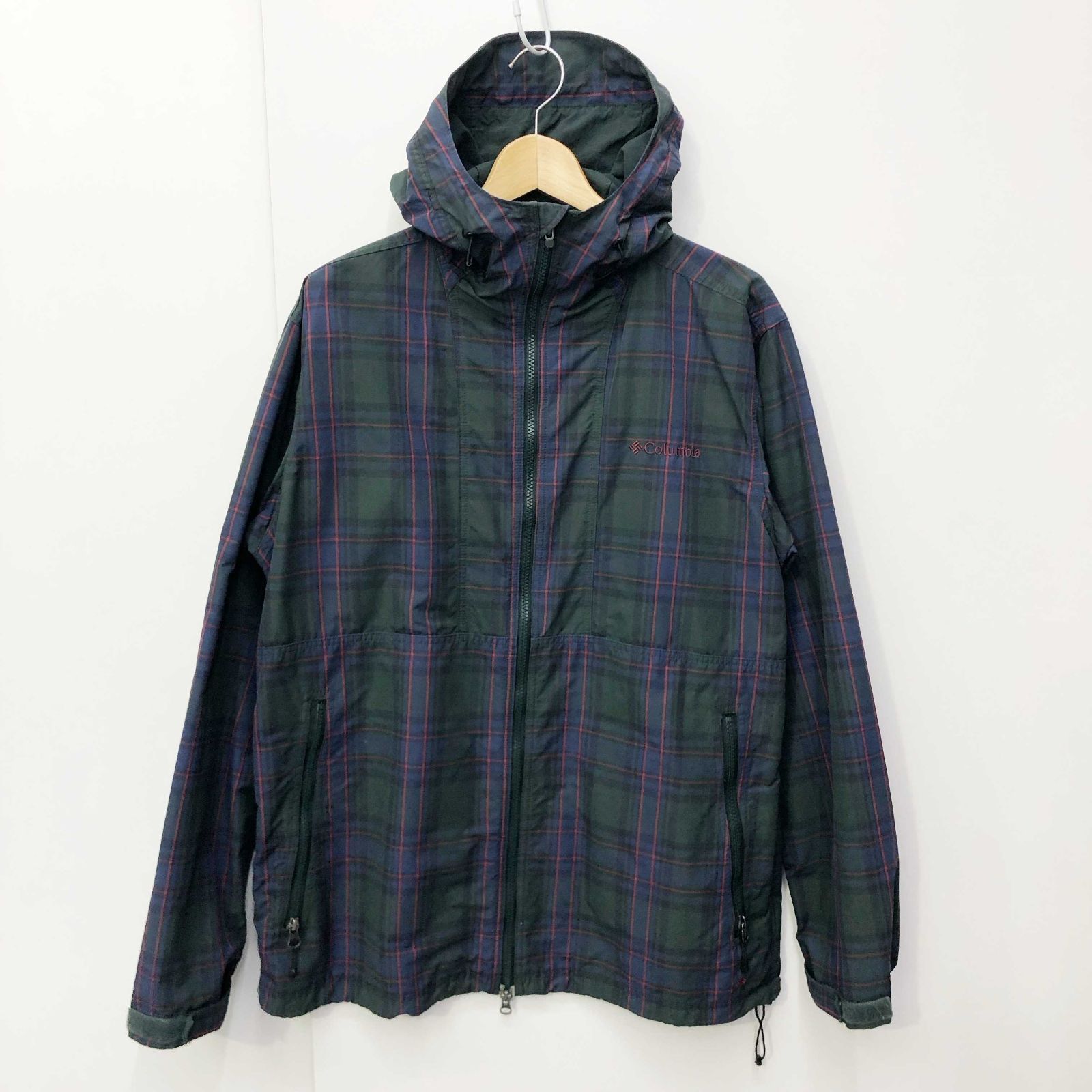 Columbia コロンビア フルジップ チェック パーカー 