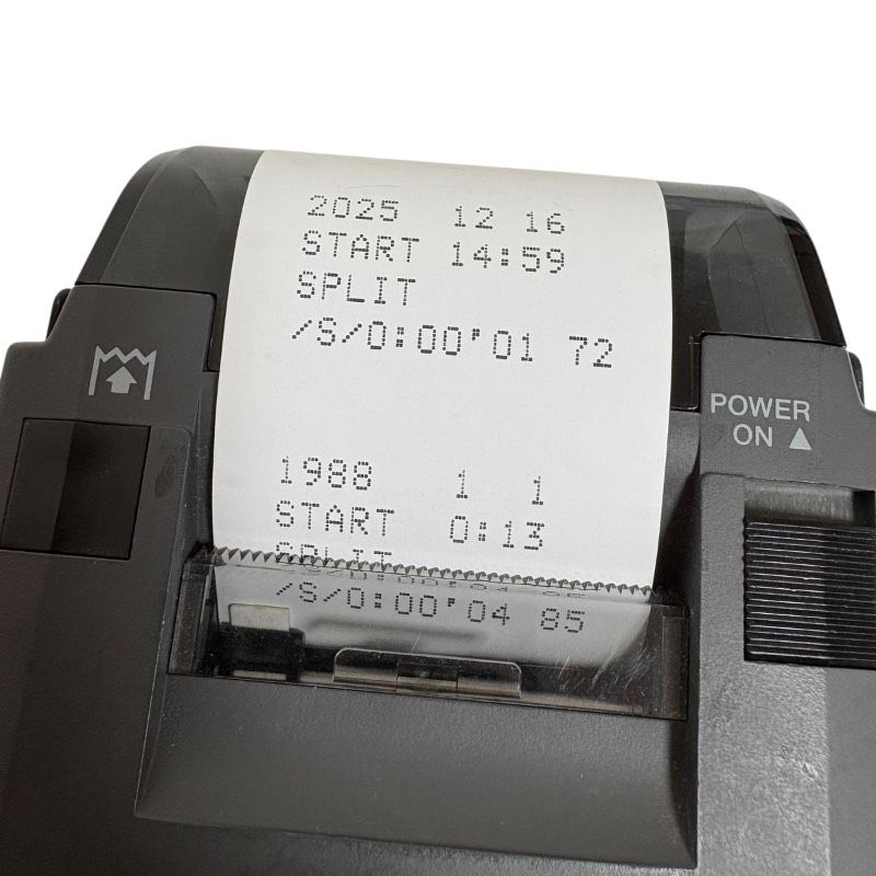 現状品】SEIKO セイコー SP12 ストップウォッチ用プリンター 接続動作