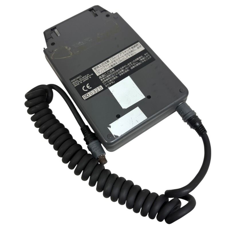 【動作確認済】SEIKOシステムプリンターSP12*新品電池に交換済 現状品】SEIKO セイコー SP12 ストップウォッチ用プリンター 接続動作