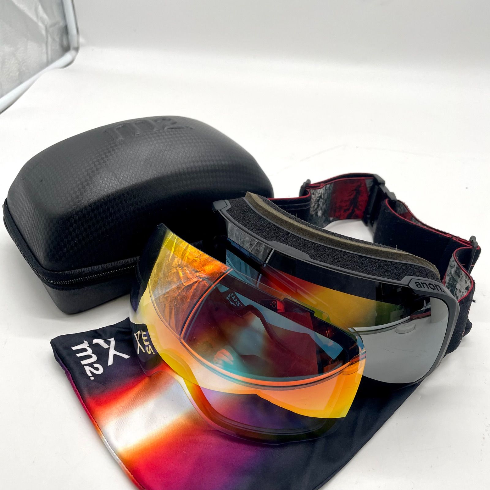 anon m 2 アノンエムツー ゴーグル スキー スノボー レディース メンズ アース マグネット 高い視認性 曇り止め加工 傷や汚れを防ぐ加工