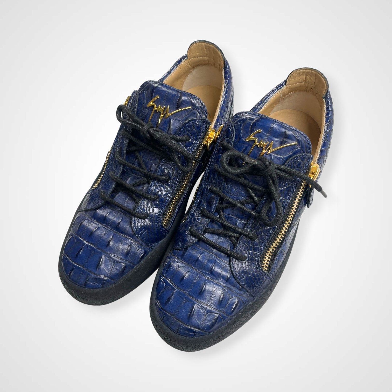 GIUSEPPE ZANOTTI ジュゼッペ ザノッティ / クロコ型押しスニーカー