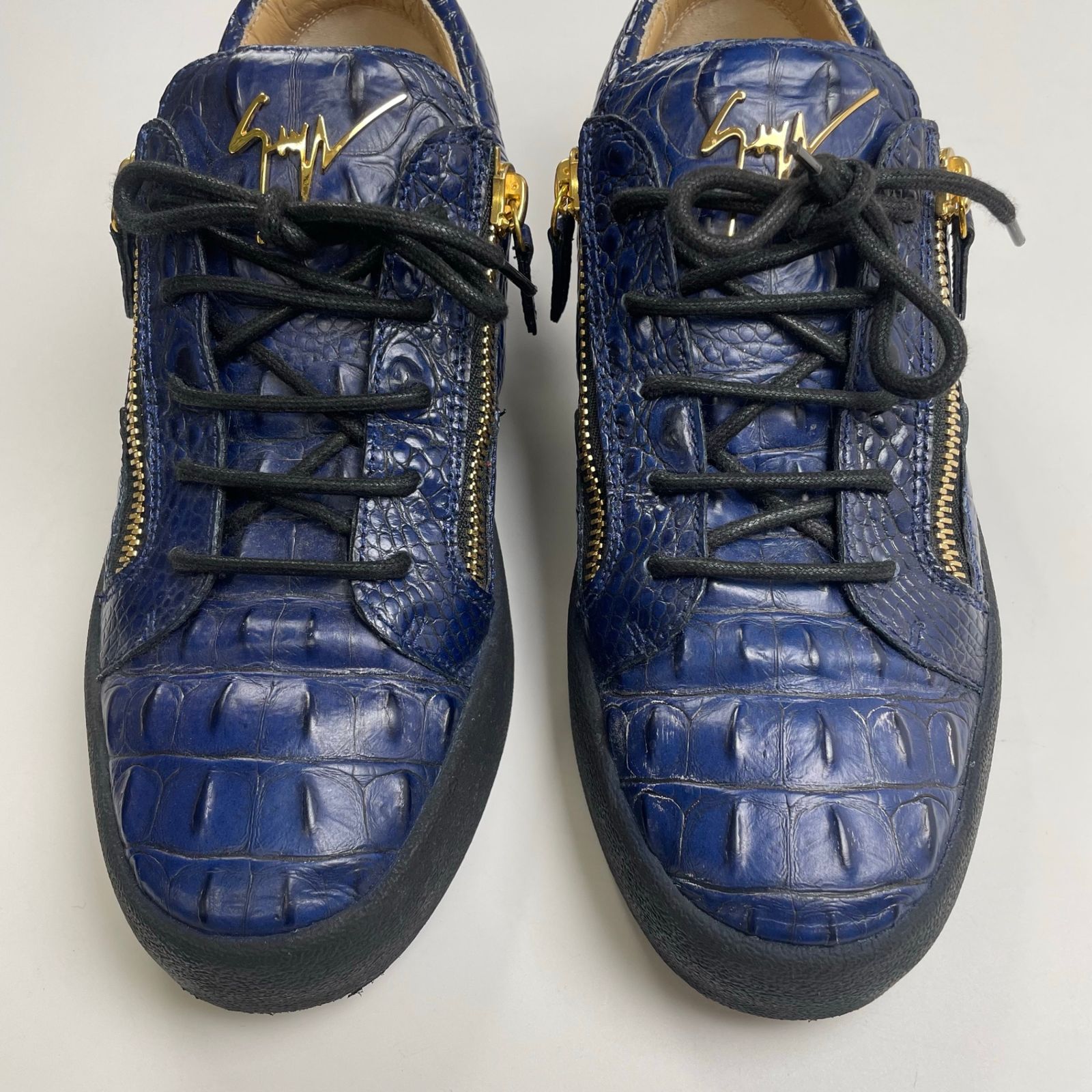 GIUSEPPE ZANOTTI ジュゼッペ ザノッティ / クロコ型押しスニーカー 