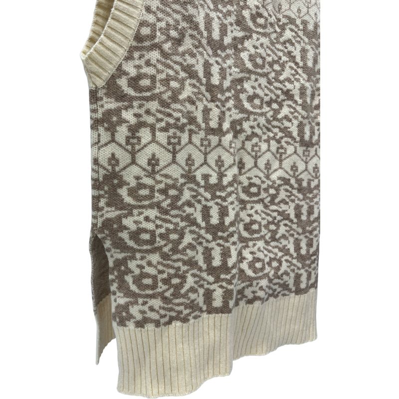 ジャガードニットベスト -