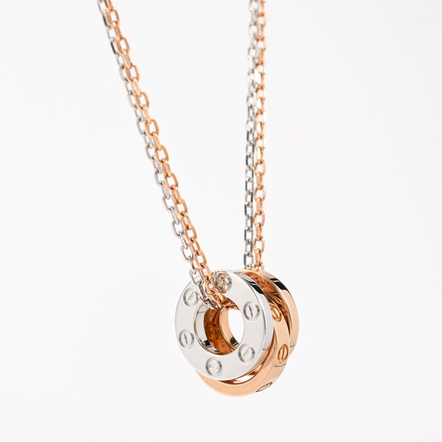 CARTIER カルティエ ネックレス ラブスリーフープ