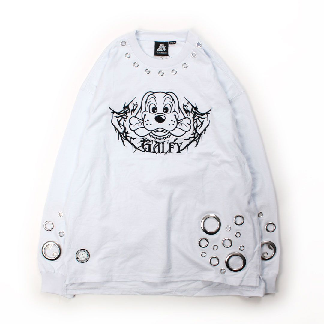 ガルフィー GALFY 穴あきPUNCHロンTee 161025 #10 WHITE #20 BLACK #21