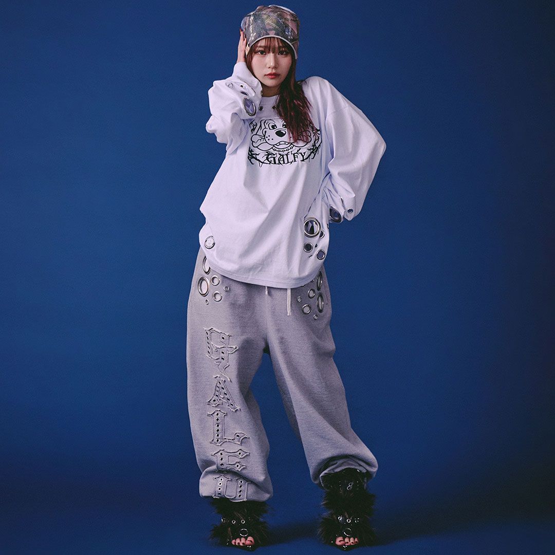 ガルフィー GALFY 穴あきPUNCHロンTee 161025 #10 WHITE #20 BLACK #21