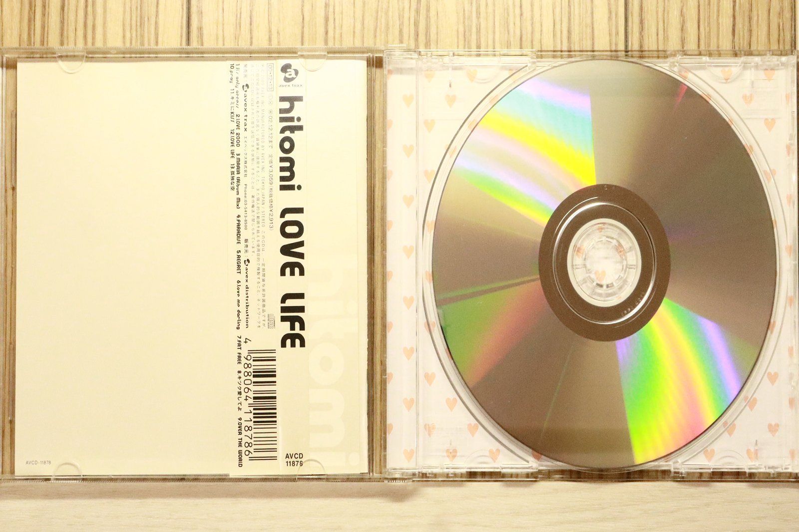国内盤CD☆ヒトミ/hitomi□ LOVE LIFE 【AVCD11878/4988064118786