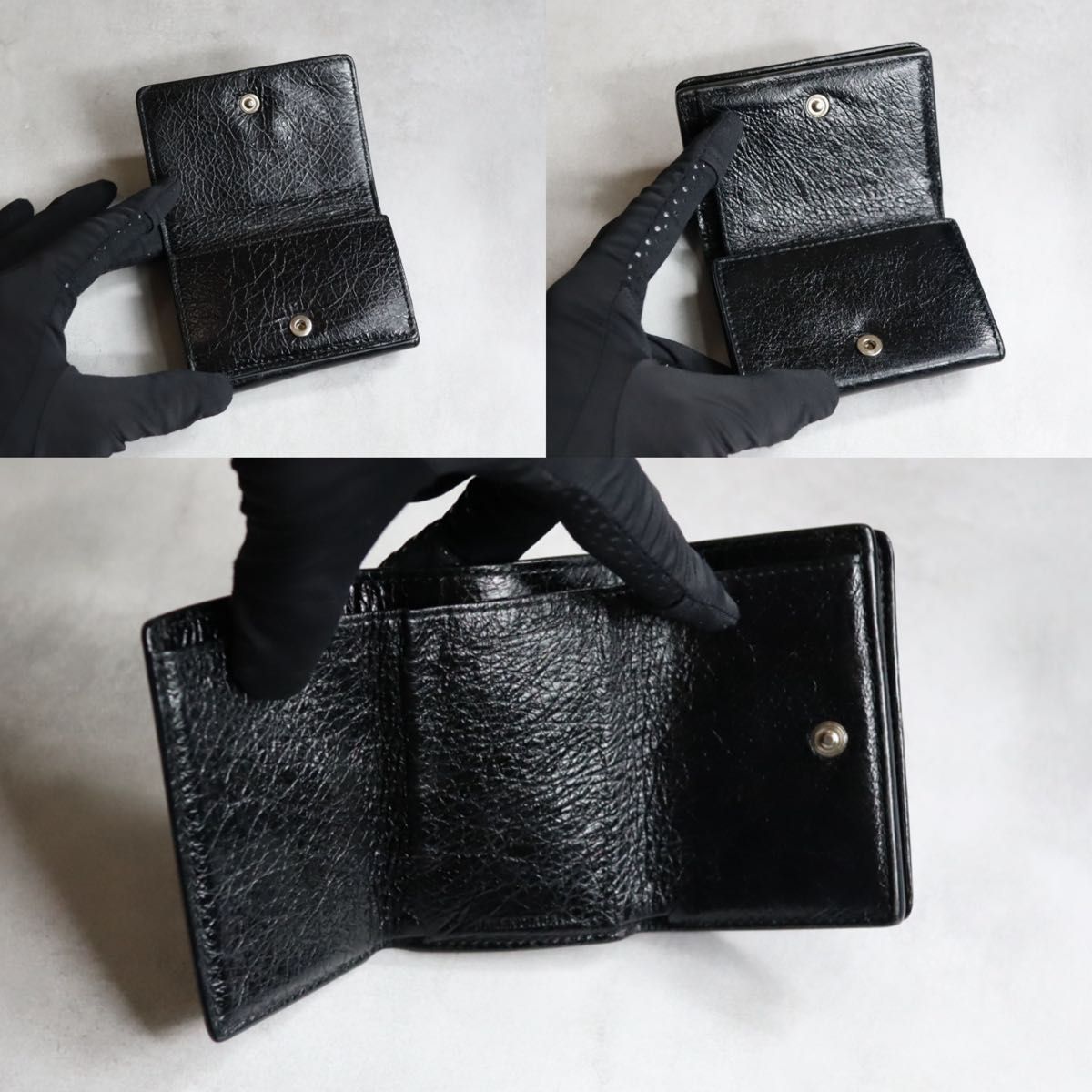 BALENCIAGA バレンシアガ / グラフィティミニウォレット 三つ折り財布