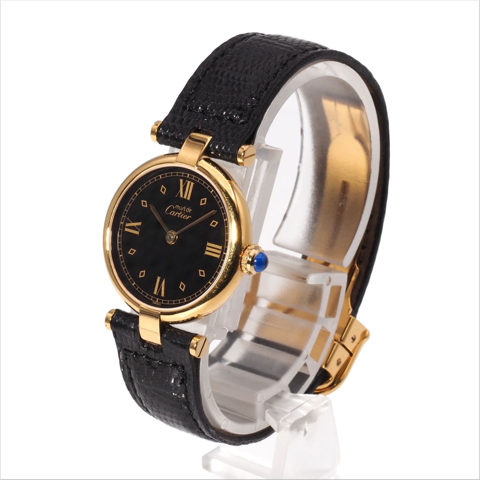 Cartier カルティエ マスト ヴァンドーム SM ブラック Ref.590004