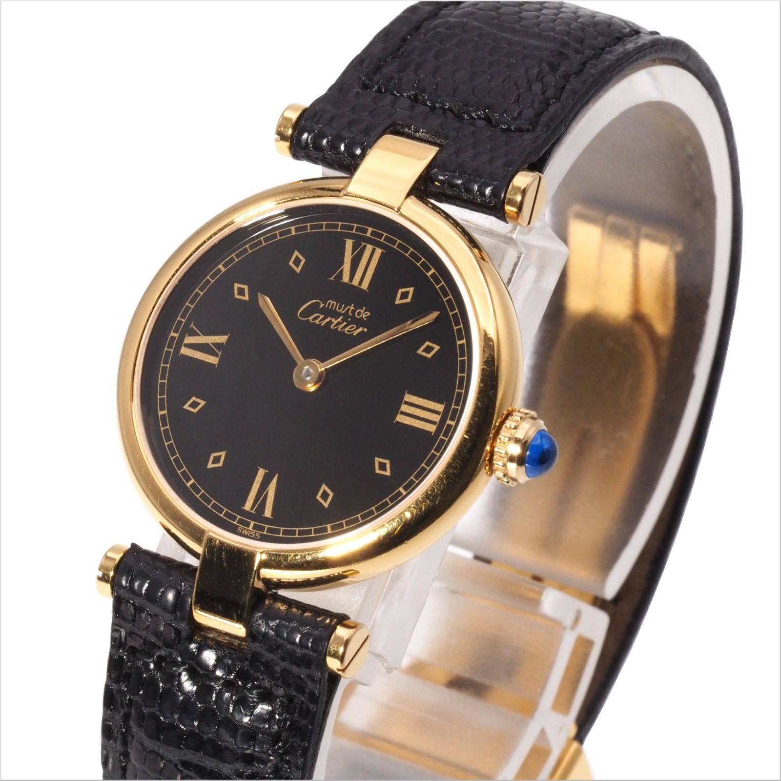 Cartier カルティエ マスト ヴァンドーム SM ブラック Ref.590004