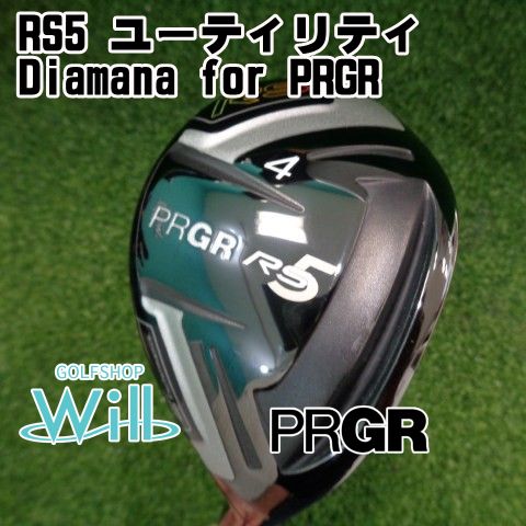中古】プロギア RS5 ユーティリティ/Diamana for PRGR/SR/22[9763