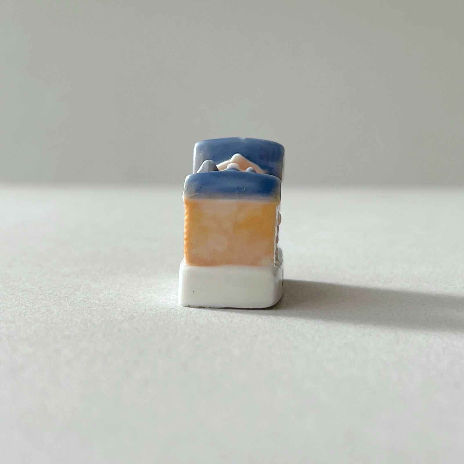 アンシのティーセット　フェーブ　フェーヴ　フランス　アルザス　陶器　ミニチュア アンシのティーセット フェーブ フェーヴ フランス アルザス 陶器