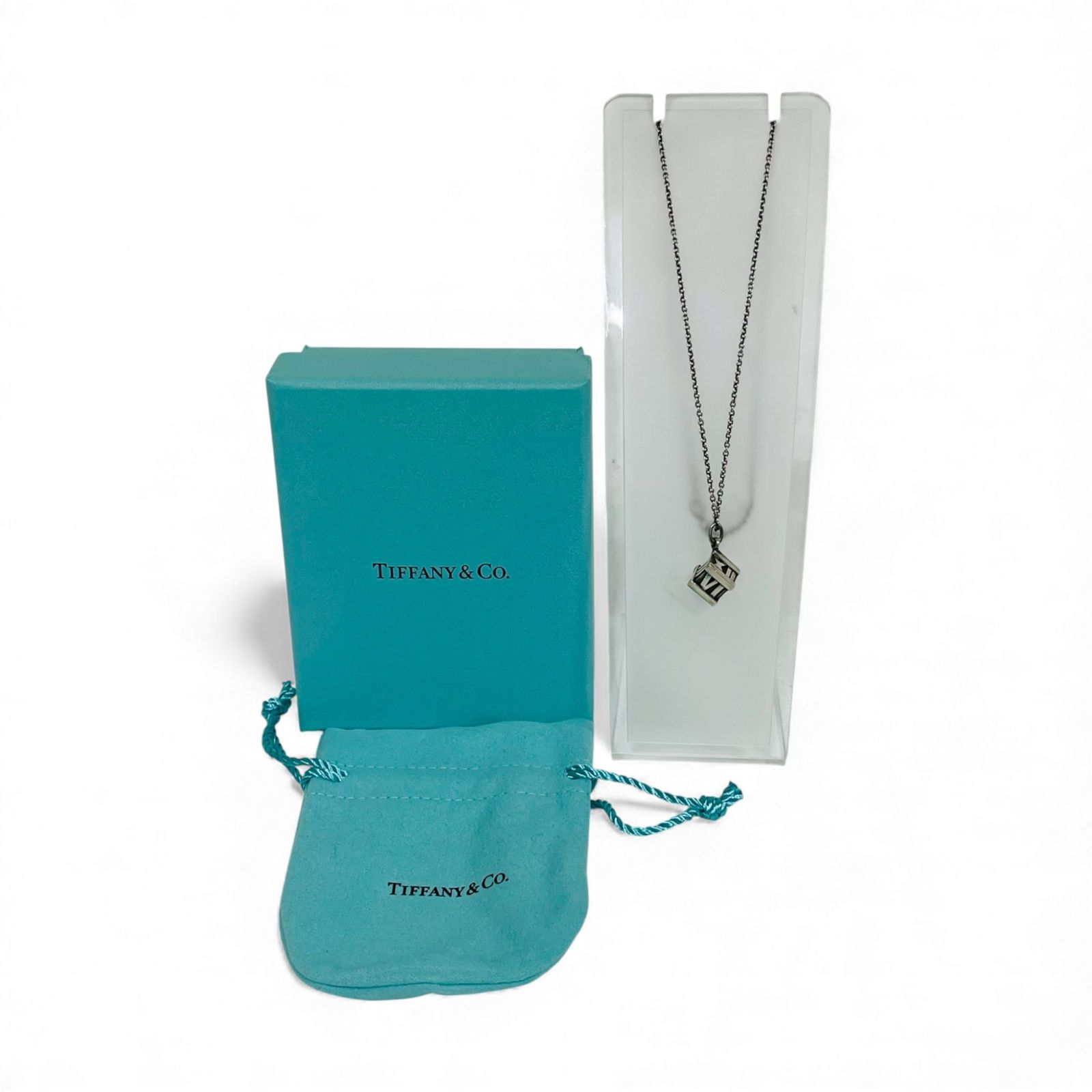 Tiffany&Co. ティファニー ネックレス アトラスキューブ シルバー