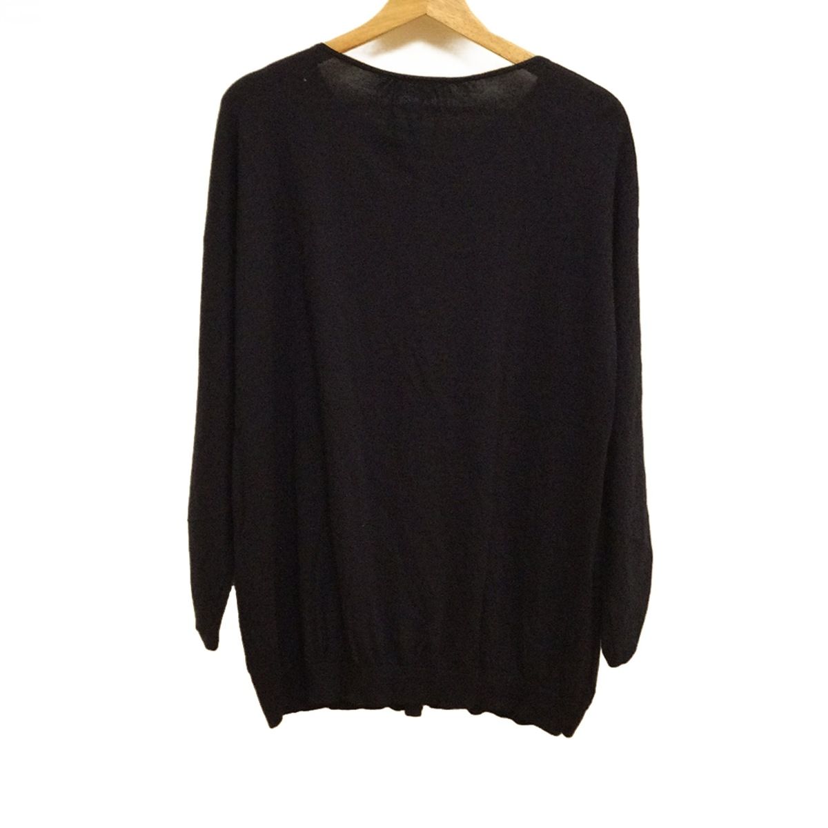 BRUNELLO CUCINELLI ブルネロクチネリ 長袖セーター サイズL レディース - ダークネイビー クルーネック カシミヤ