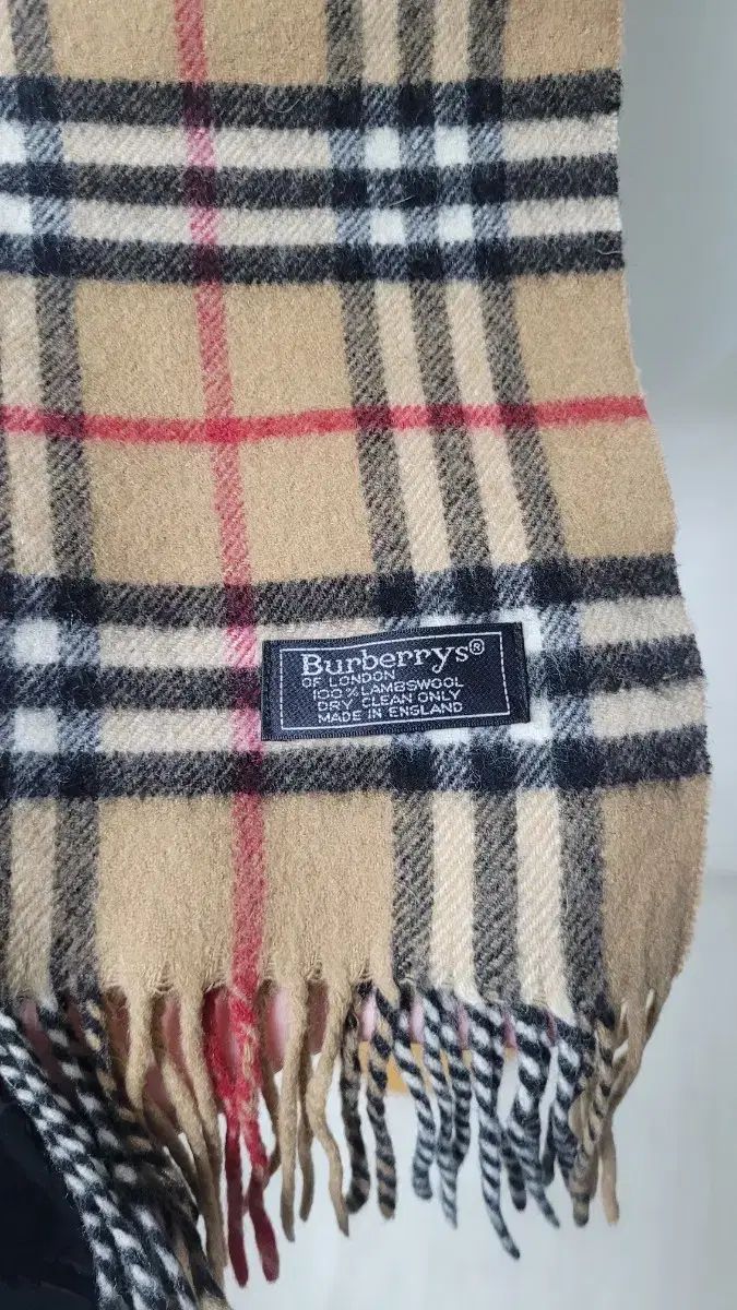  Burberrys バーバリー 90 sヴィンテージ ベージュ CHECK ラムウール マフラー マフラー 小物