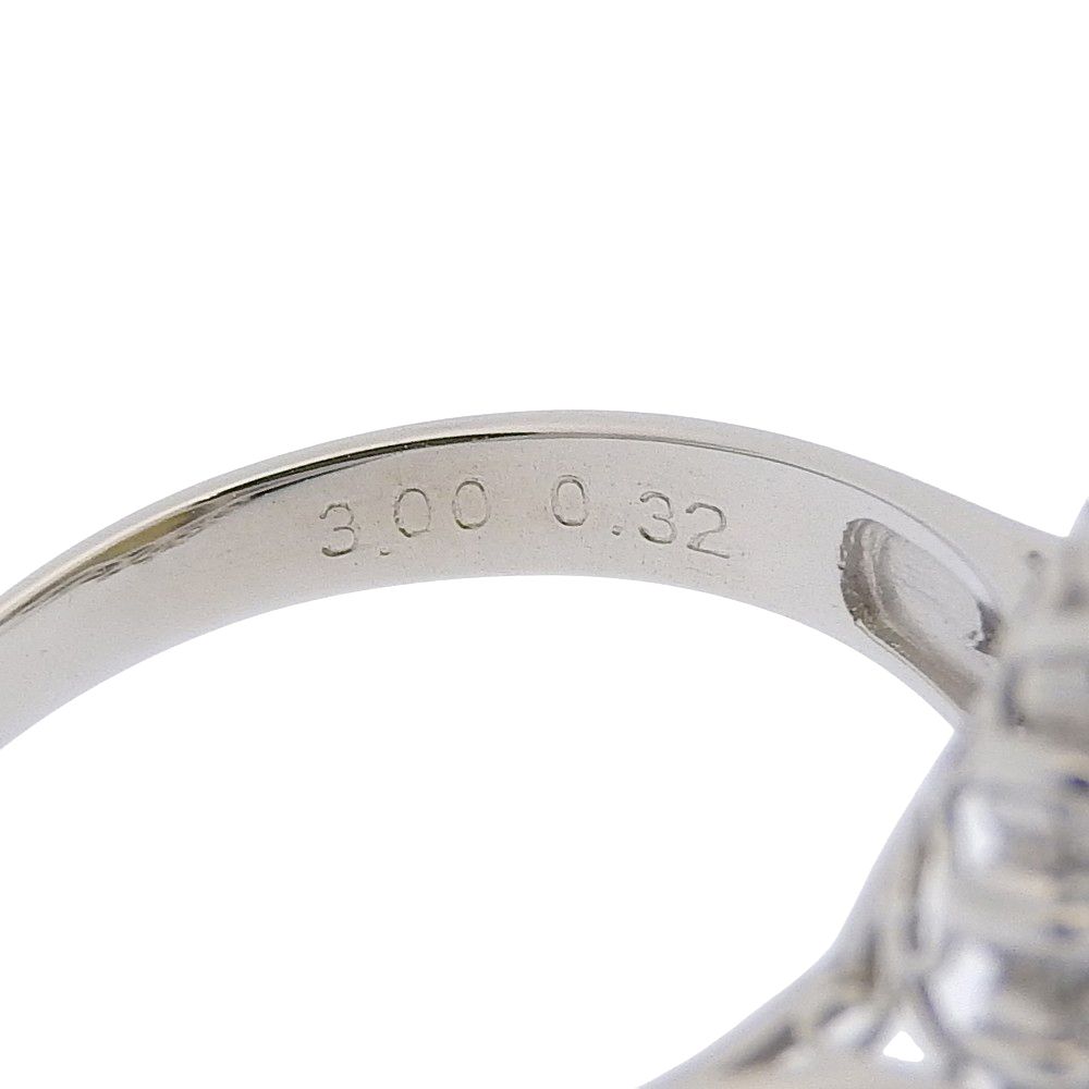 鑑付 天然アクチノーライト トレモライト リング 6.6 g Pt 900 ネフライトキャッツアイ 12号 ノーブランド