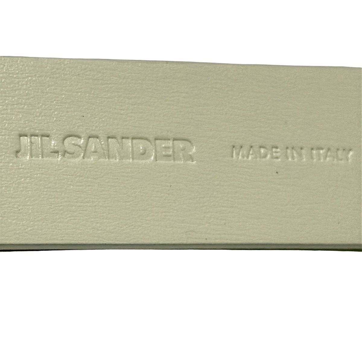  JILSANDER ジルサンダー ベルト - アイボリー レザー ベルト 小物
