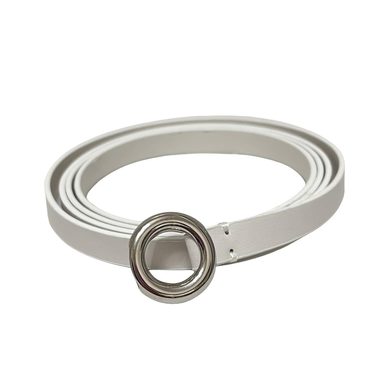 JILSANDER ジルサンダー ベルト - 白 レザー