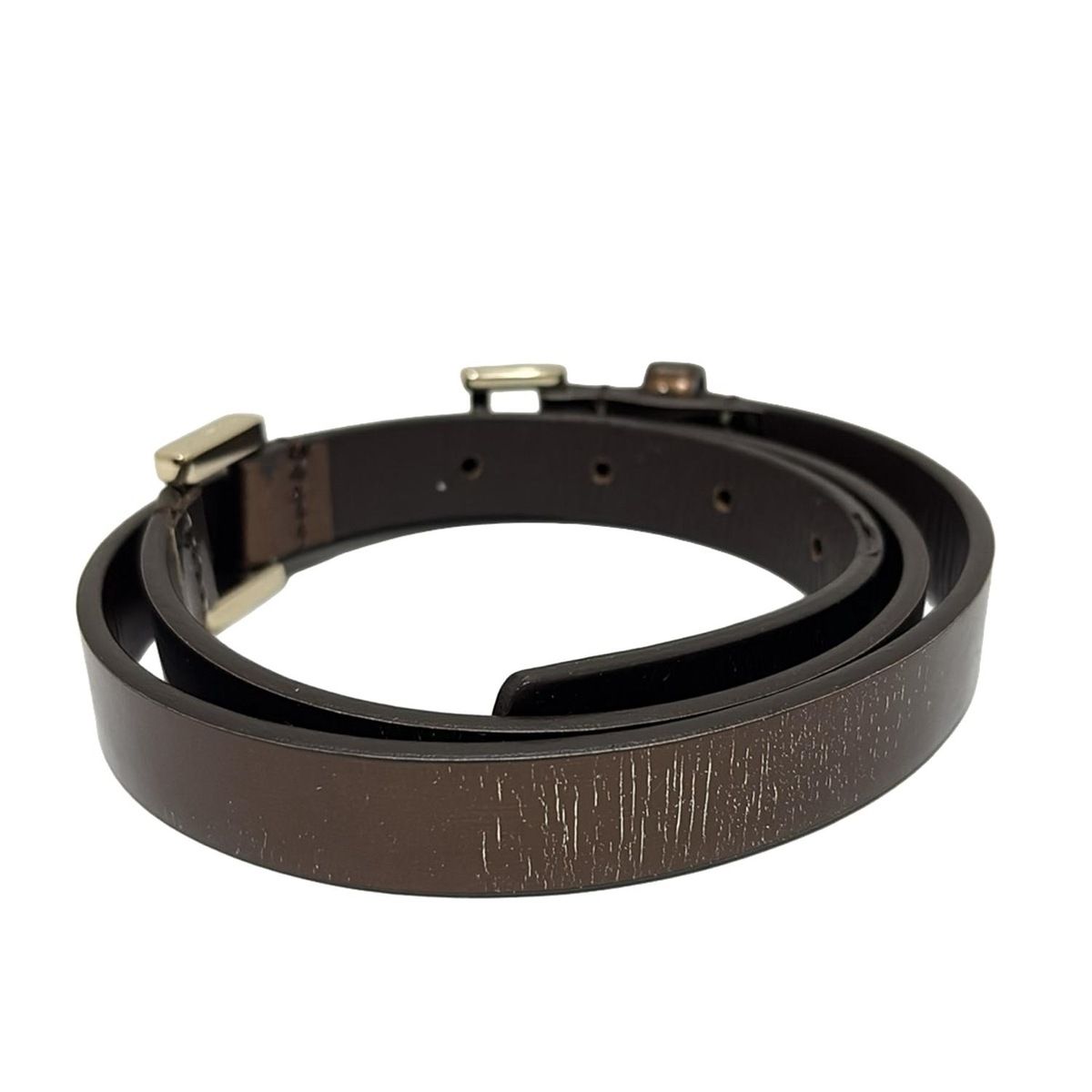 ジルサンダー ベルト 75 - ブロンズ レザー