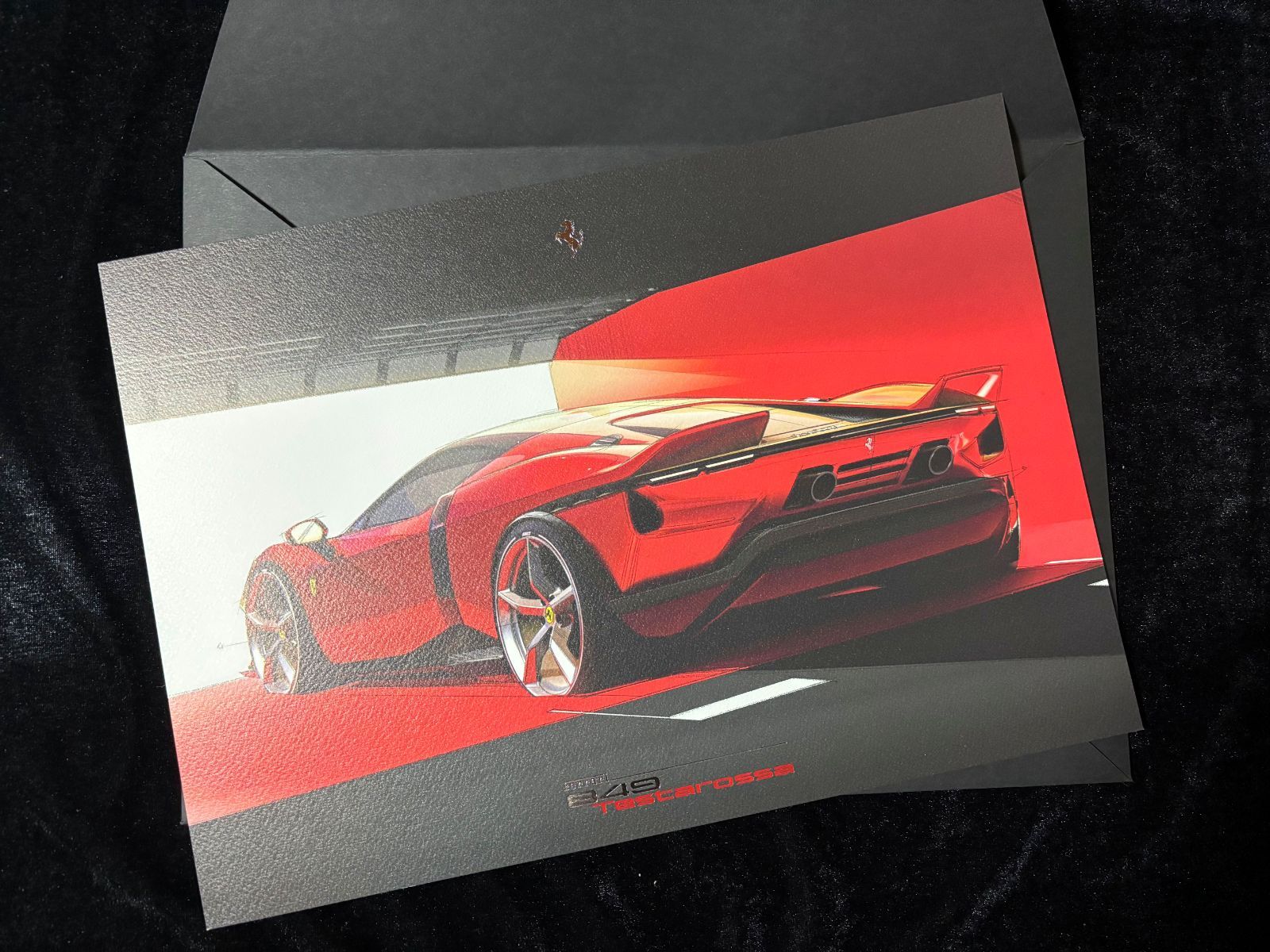 フェラーリ Ferrari 849 Testarossa イラスト ジャパンプレミア - メルカリ