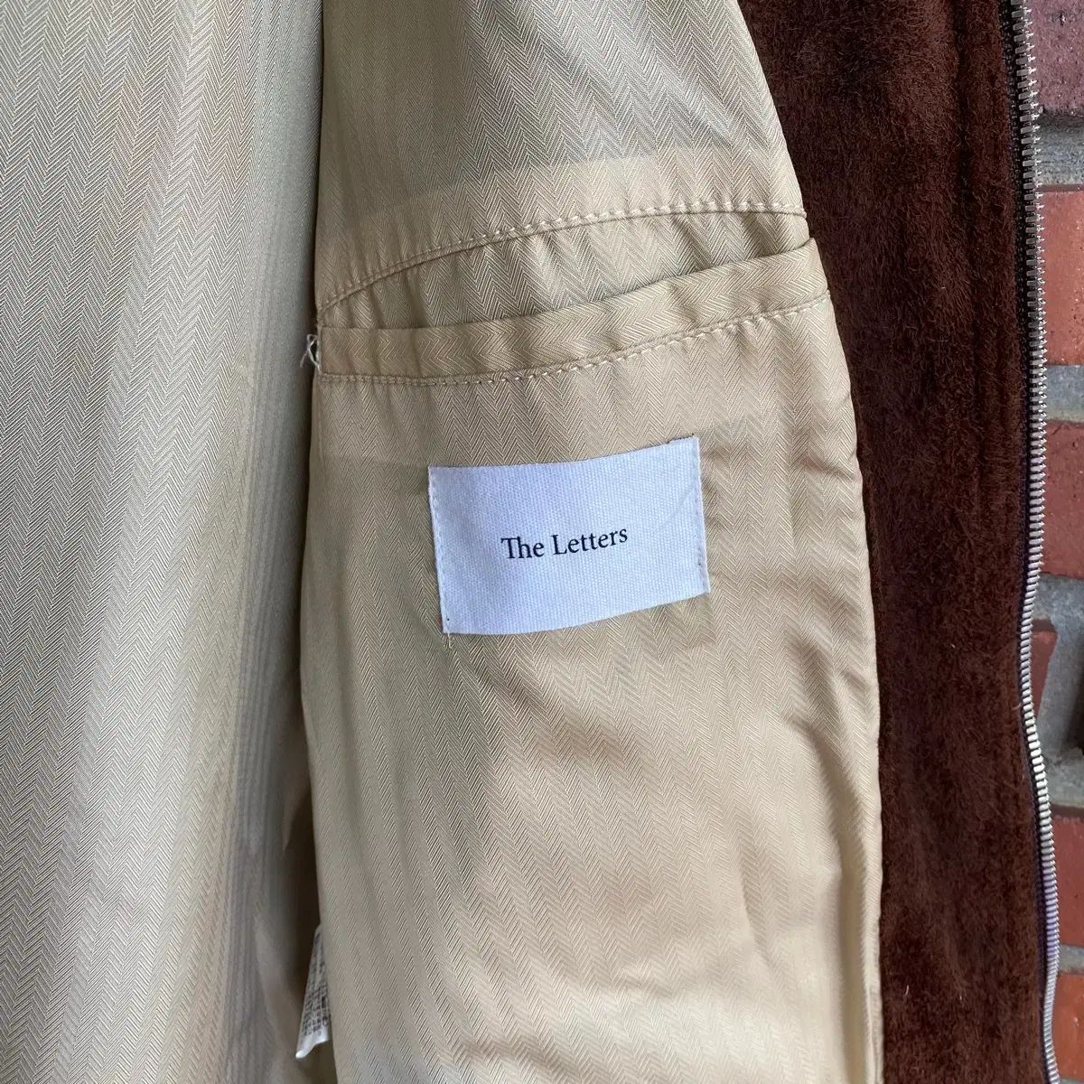 L) the letters ブラウン スウェード ウェスタン ジャケット - メルカリ