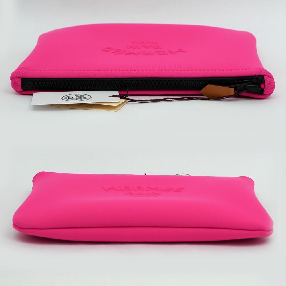 名東】エルメス ポーチ ネオバン PM バブルガムピンク ナイロン Hermes 名東】エルメス ポーチ ネオバン PM バブルガムピンク ナイロン Hermes