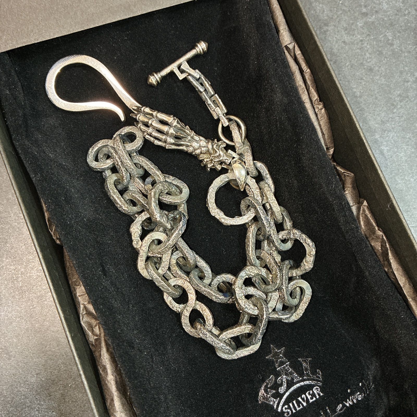 F A L エフエーエル デスパレート ウォレットチェーン Lサイズ シルバー 925