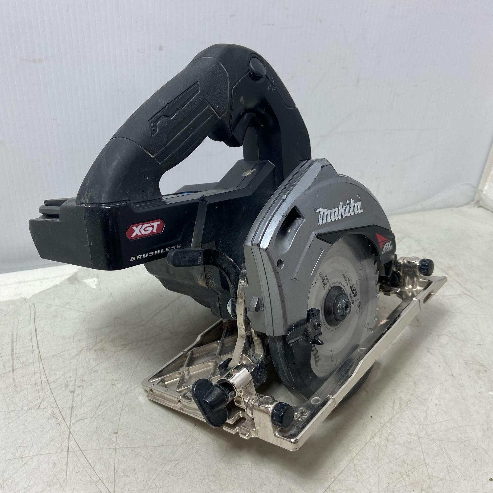  ΦΦMAKITA マキタ 125 mm 40 V 充電式マルノコ際切りベース HS 005 G ブラック マルノコ 切断工具 切断機