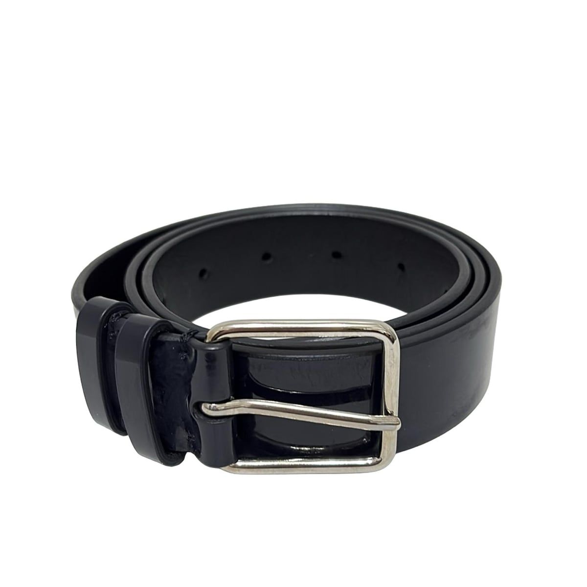 ジルサンダー ベルト 75 - ダークネイビー レザー